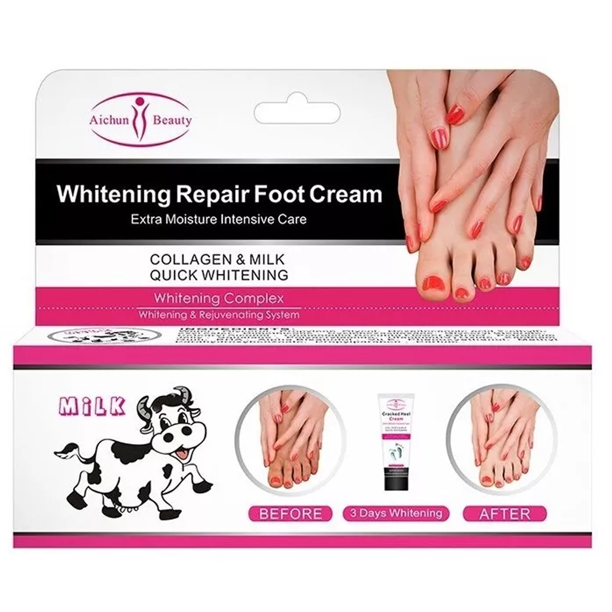 Crema Aclaradora Blanqueadora Exfoliante De Pies 100ml