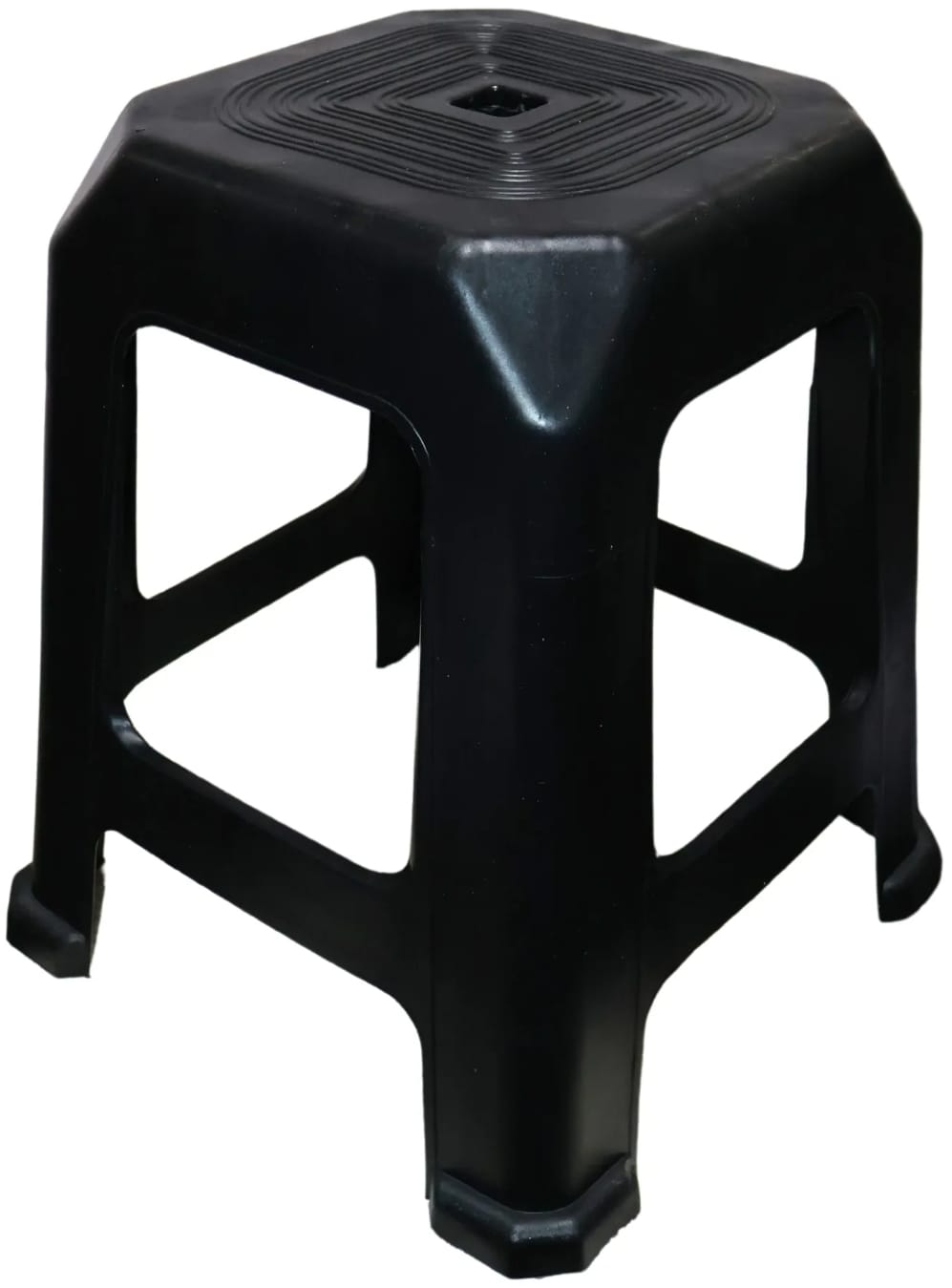 4 Bancos Plástico Para Negocio Taquerias Uso Rudo Reforzado