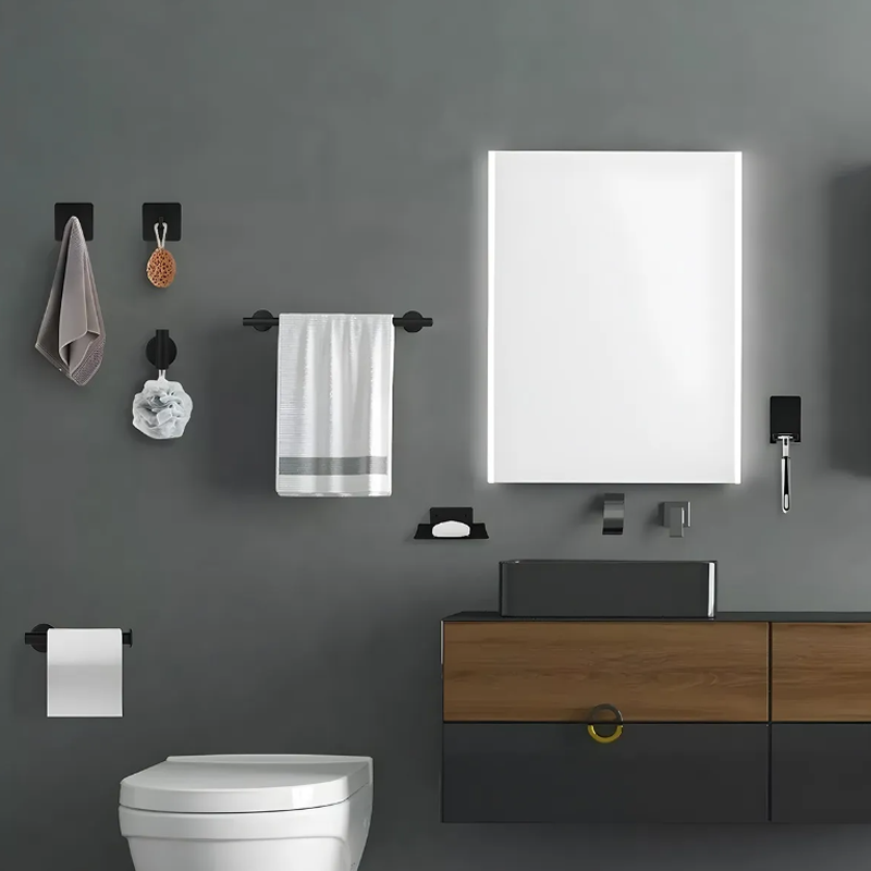 Juego De Accesorios De Baño Completo 304 Inoxidable 9pzs