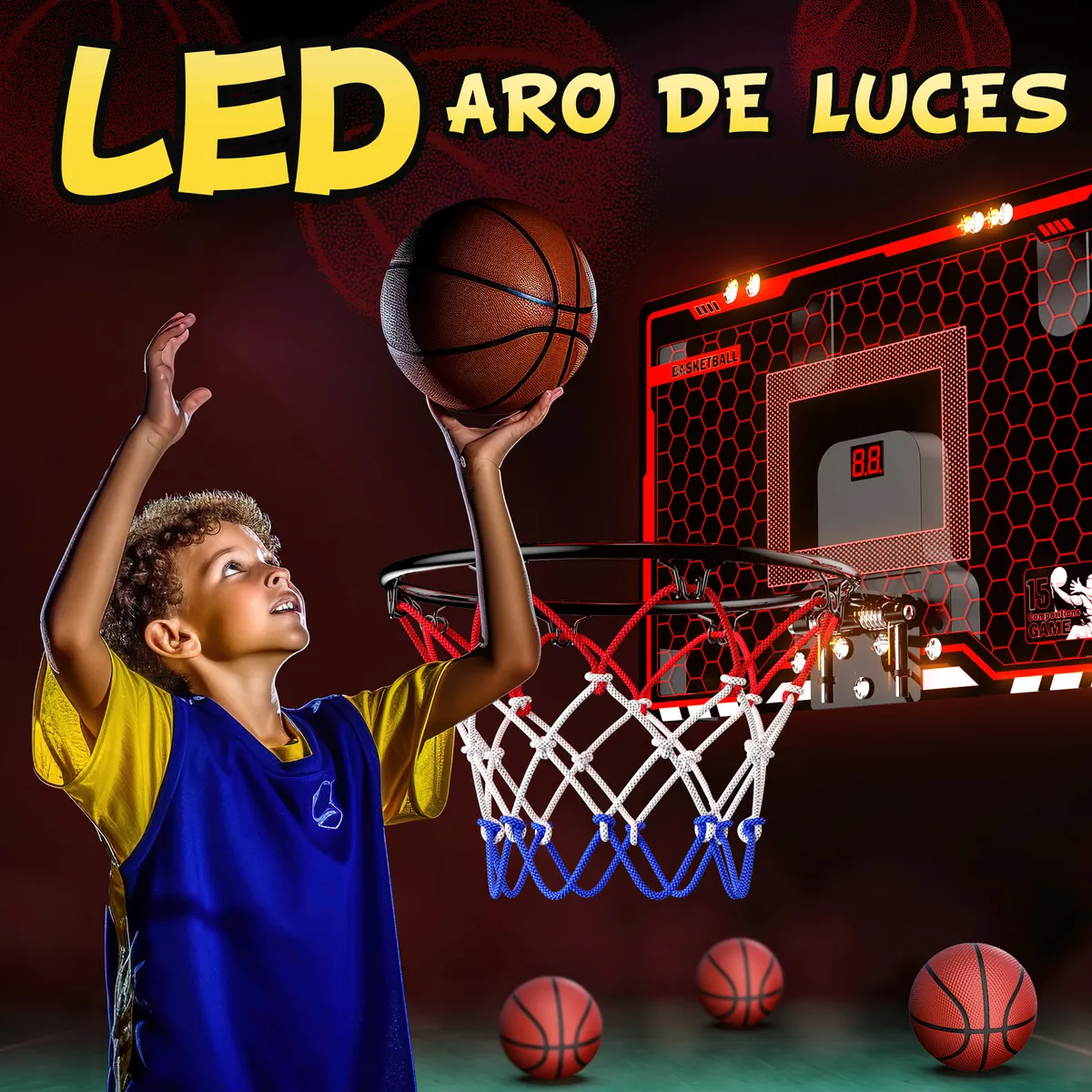 Canasta y balón de baloncesto CB Toys, Juego de baloncesto Canasta y balón de baloncesto CB Toys, Juego de baloncesto