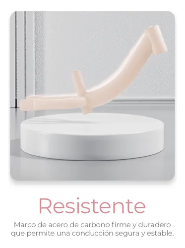 Bicicleta Infantil para Niños Pequeños Entrenadora de Equilibrio sin Pedales con Altura Ajustable Color Rosa con Cafe