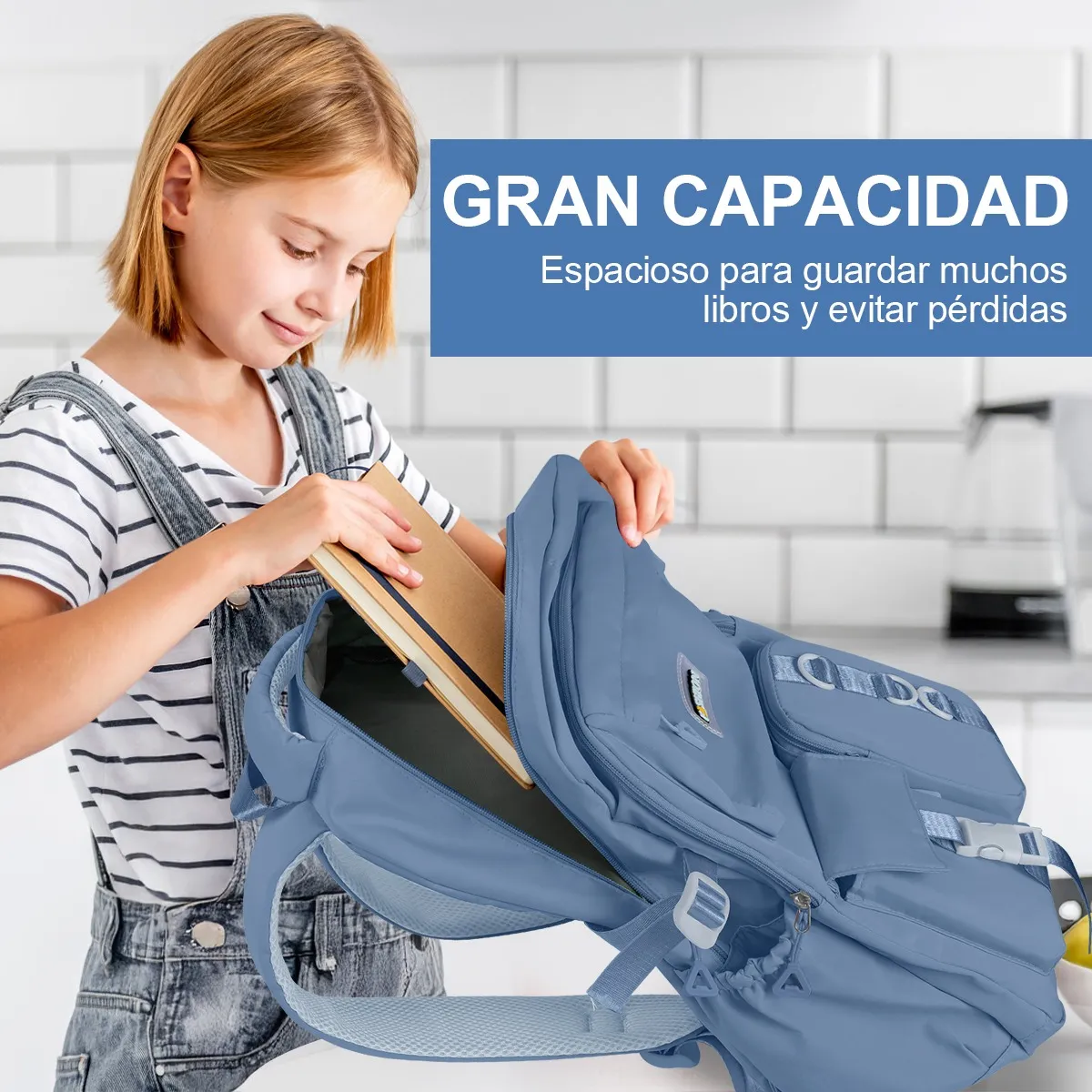 Mochila Escolar Niño Primaria Step By Step Juego De Mochila Escolar 2 En 1 Plus, 6 Piezas, Macuto Ergonómico Con Reflectores, Altura Regulable Con Cinturón De Cadera, A Partir De La Primera