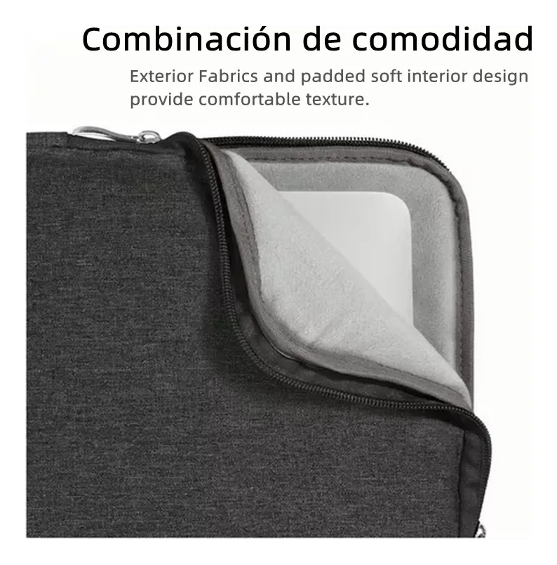 Funda para Laptop Protector para Computadora 15.6 In Tipo Bolsa Portatil Multifuncional y Resistente Color Azul