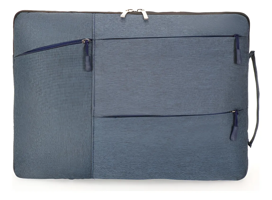 Funda para Laptop Protector para Computadora 15.6 In Tipo Bolsa Portatil Multifuncional y Resistente Color Azul