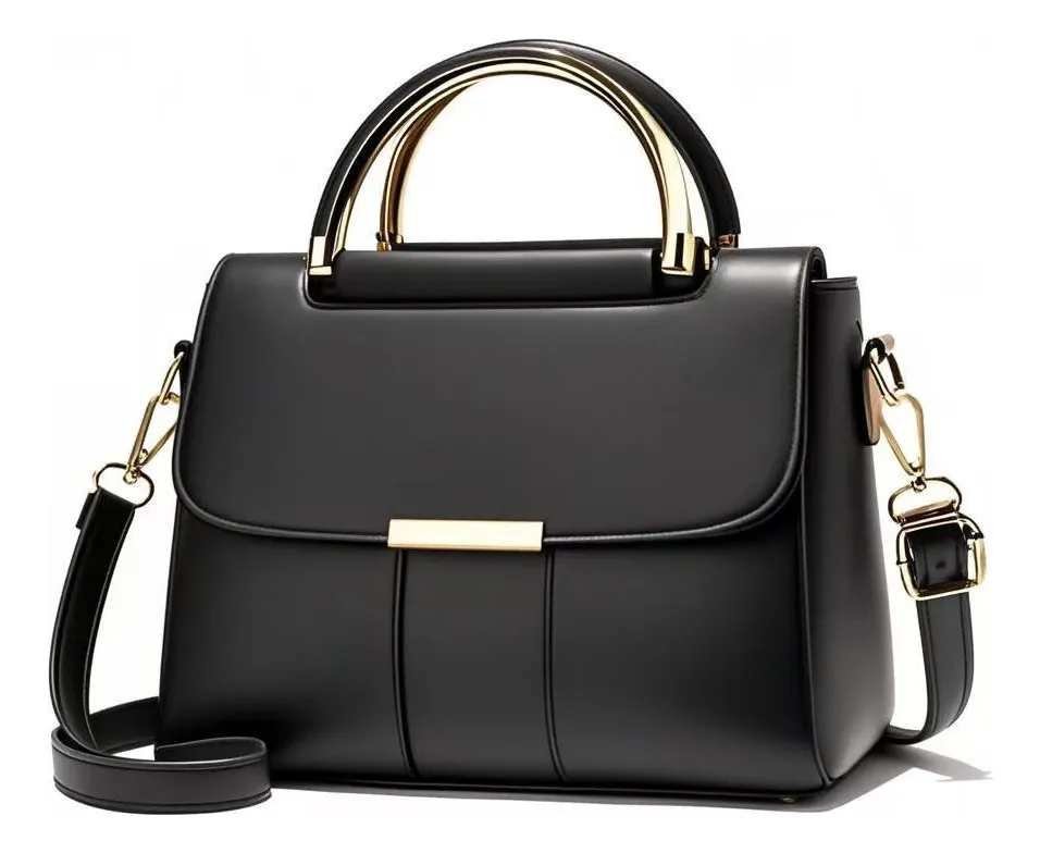 Bolsa de Mano Hombro Crossbody con Asas Moda Estilo Elegante Piel ...