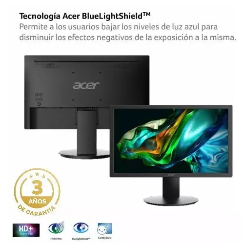 MONITOR ACER E200Q bi 19.5" HD+ 1600 x 900, 75 Hz,