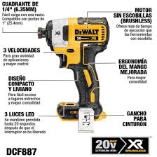 DEWALT Kit Combo de Taladro y Atornillador de Impacto Inalámbrico