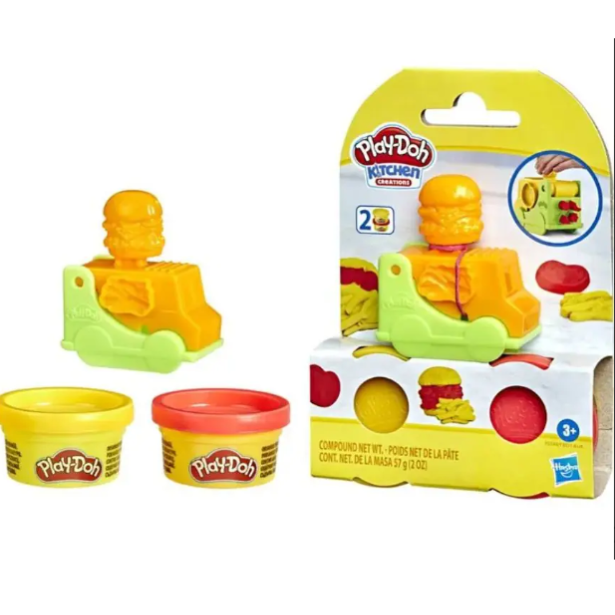 Play-doh Kitchen Carrito De Comida Al Azar