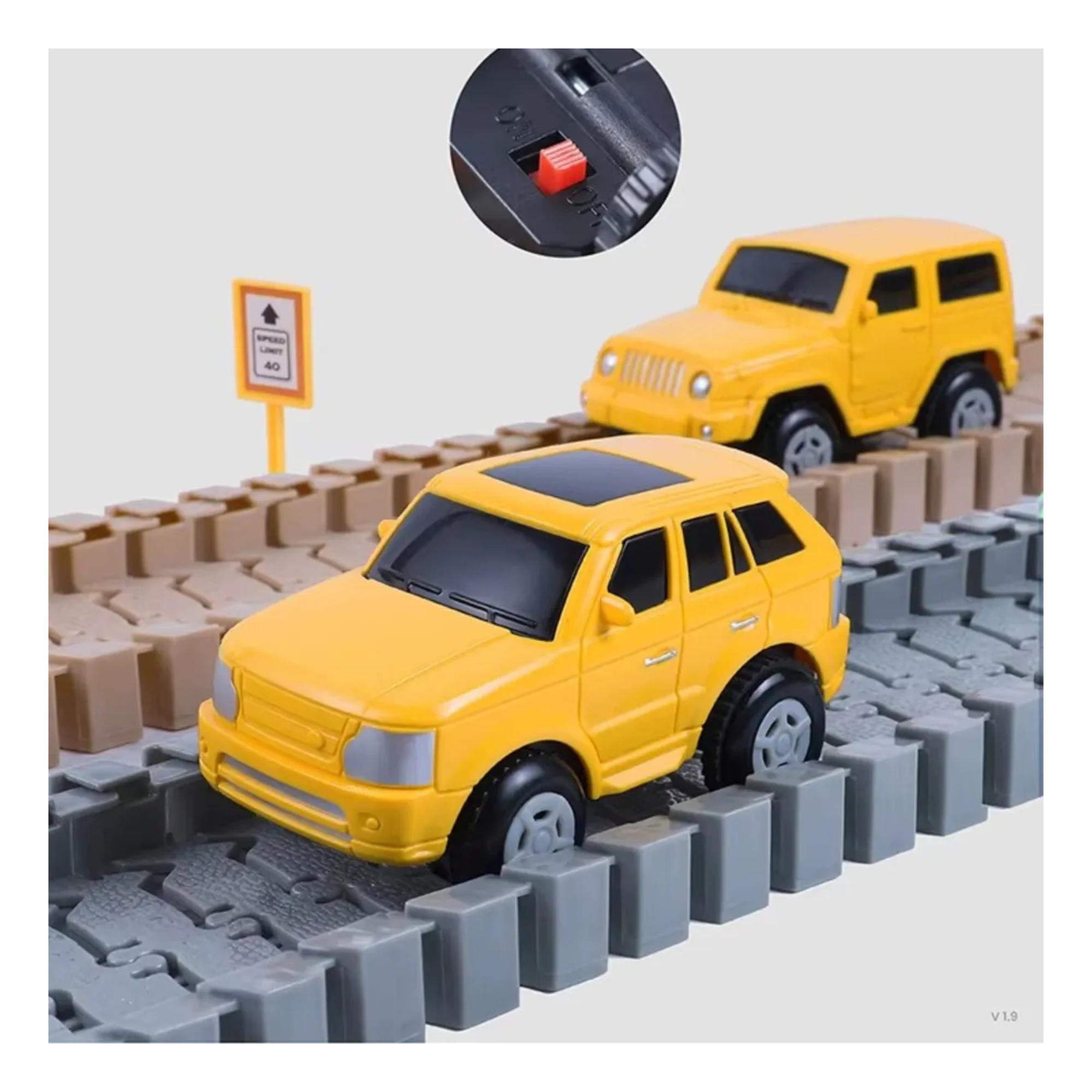 Pista De Carros Juguete Excavación De Fosiles Construcción - Multicolor De buena calidad y buen Diseño con Accesorios