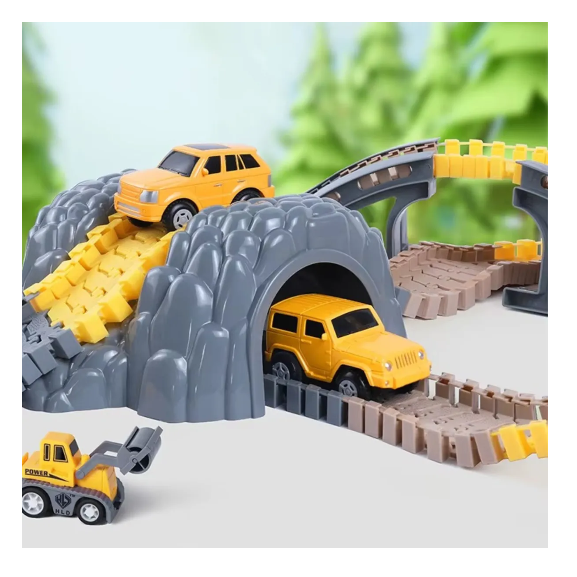 Pista De Carros Juguete Excavación De Fosiles Construcción - Multicolor De buena calidad y buen Diseño con Accesorios