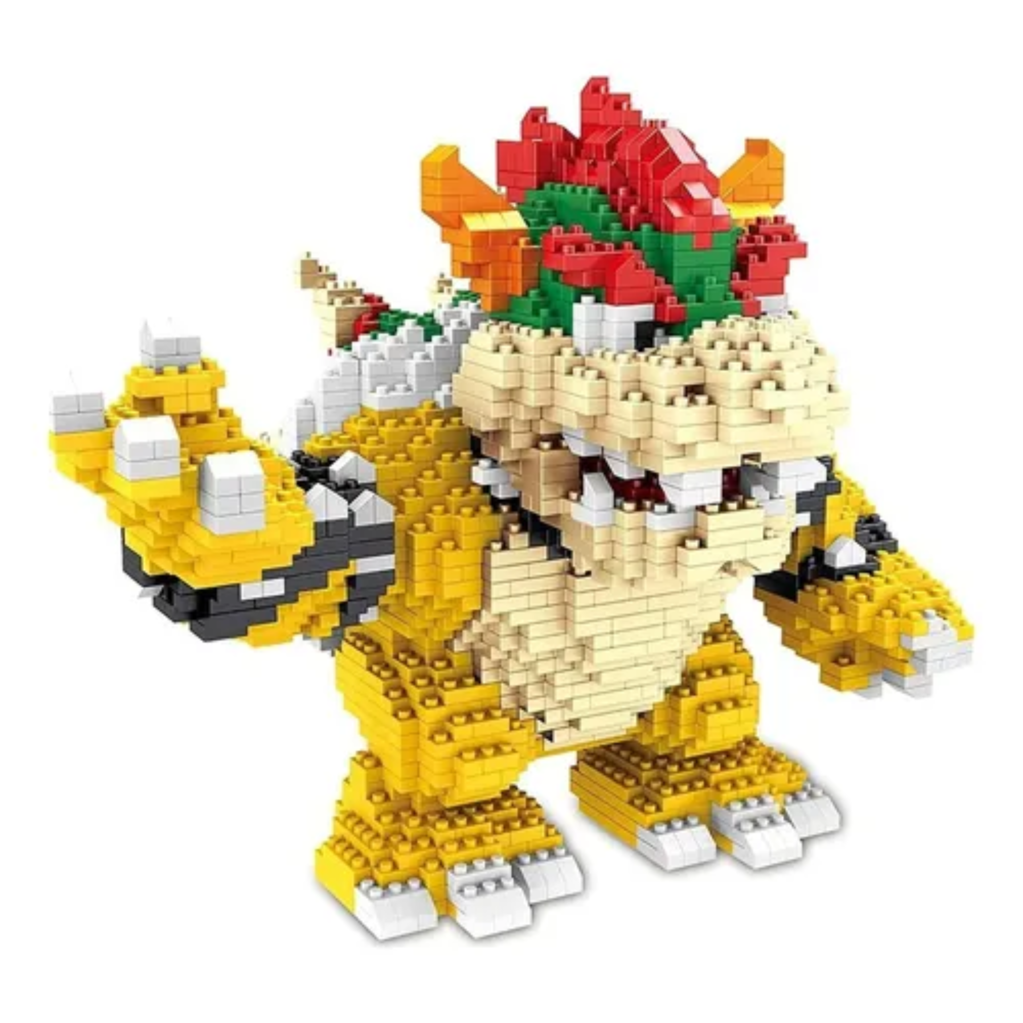 Juguete de construccion  Personaje de Bowser de Mario Bros para niños Adultos Kit de construcción de Bowser Mario Bros 