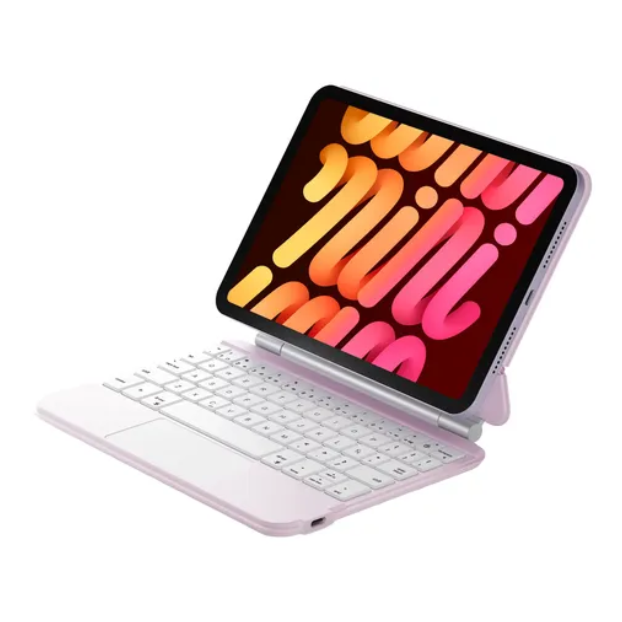 HOU Funda Con Teclado Folio Bluetooth Para IPad Mini 7/6 De 8,3 Pulgadas, Magnético Desmontable 150 Grados, Resistente A Arañazos Y Golpes, Carga USB-C
