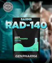 RAD-140 Gen Pharma Testolone 10mg 100 Tabs Fuerza y Volumen
