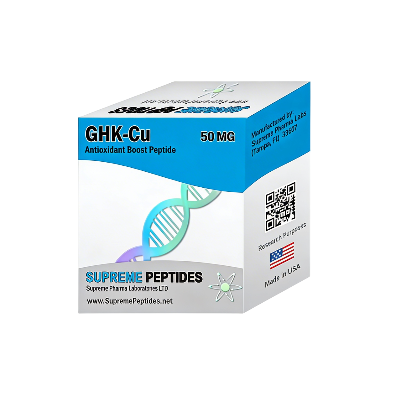 Suplemento Alimenticio Deportivo Peptido GHK Cu Supreme Peptides Rejuvenecimiento De Piel Y Regeneracion 50mg Suplemento Alimenticio Deportivo Peptido GHK Cu Supreme Peptides Rejuvenecimiento De Piel Y Regeneracion 50mg
