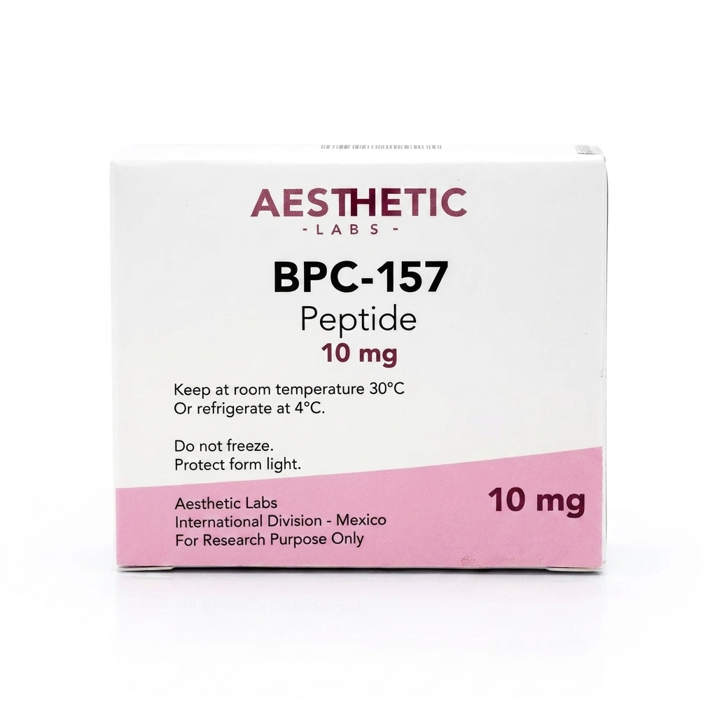 Suplemento Alimenticio Deportivo BPC-157 Aesthetic Labs Soporte Muscular Peptido Liofilizado 10 Mg