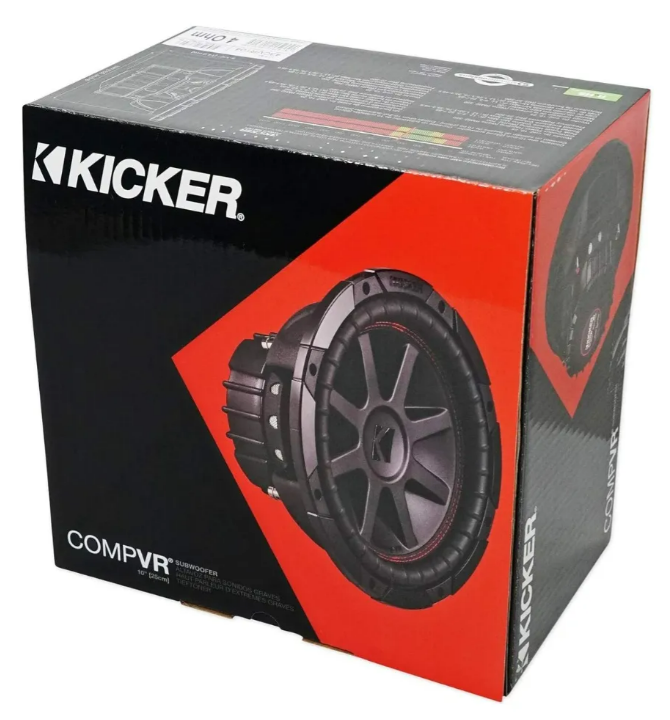 Subwoofer Kicker 43CVR104 CVR104 10 Pulgadas 700w Max Color Negro