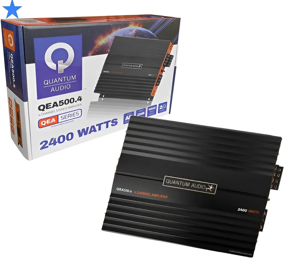 Amplificador 4 Canales Quantum QEA800.4 3200W Clase AB.