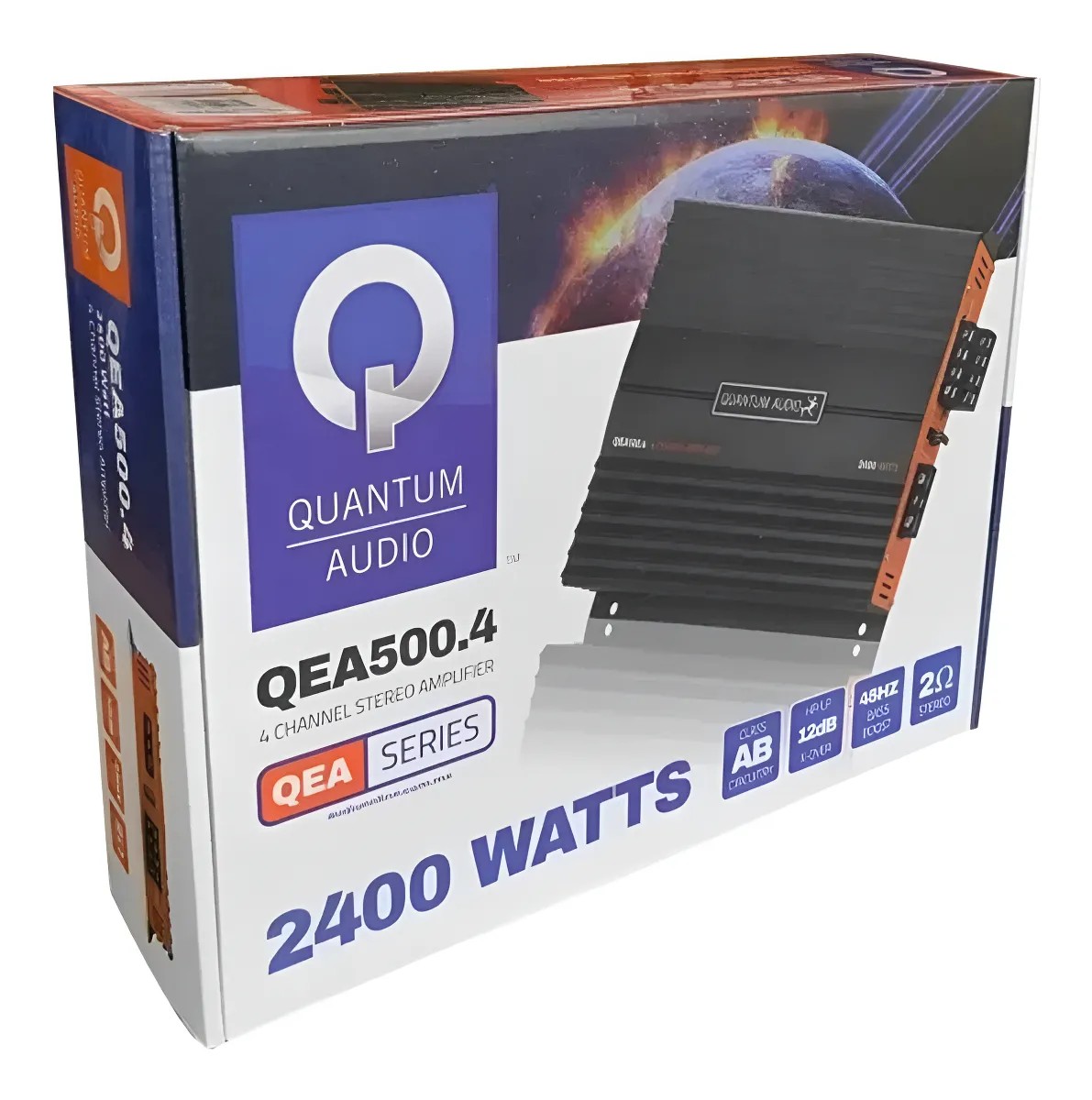 Amplificador 4 Canales Quantum QEA800.4 3200W Clase AB.