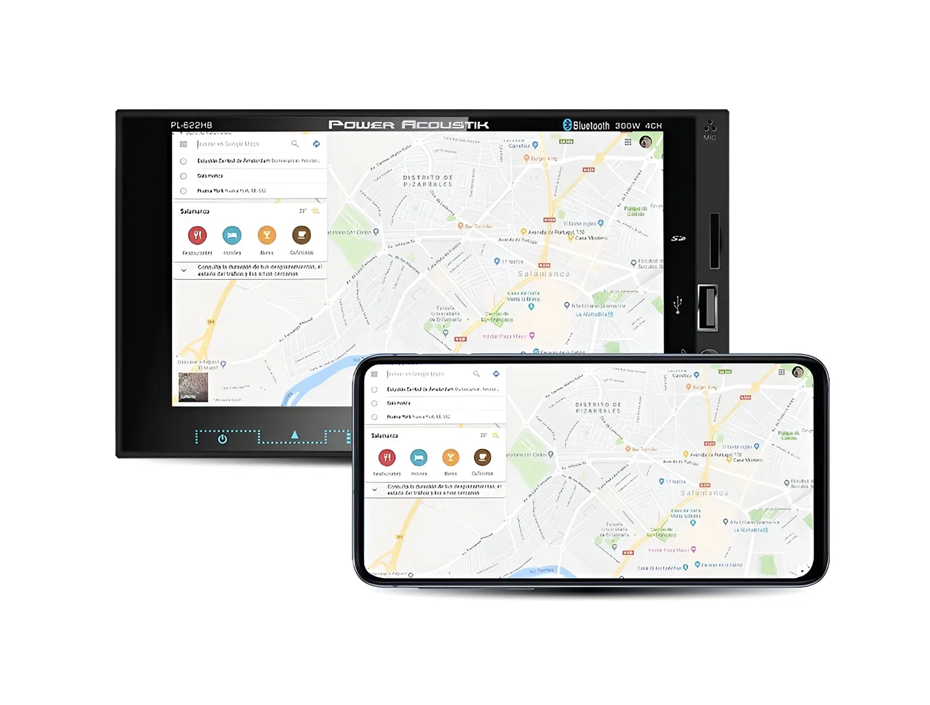 Pantalla  2 din Power Acoustik 6.2 PL-622HB Usb Sd Bt Androd Link