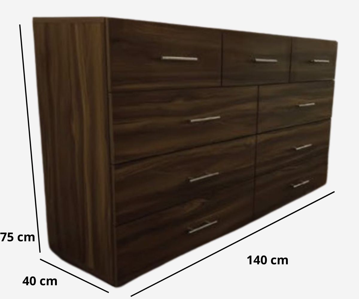 Cajonera Ligna Decor Scot Nogal Terracota