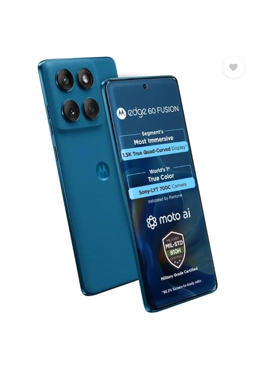Motorola Edge 60 Fusion 256Gb 12Ram Color Azul Nuevo Libre