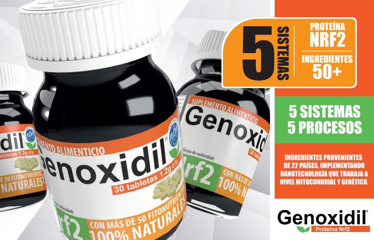 Genoxidil Multinutrientes Naturales Nrf2 30 Comprimidos Nbn Living