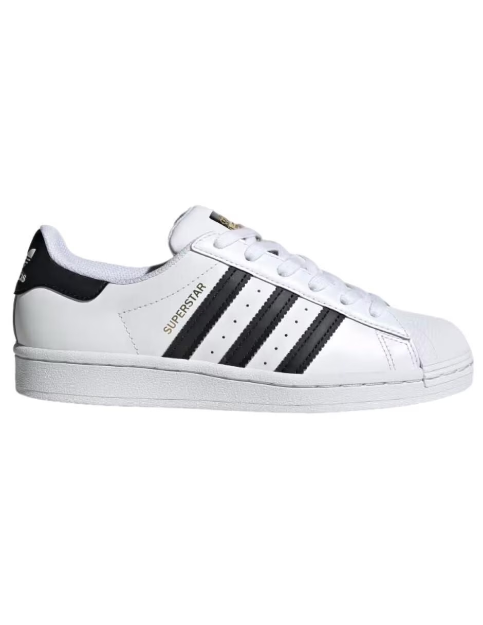 TENIS ADIDAS SUPERSTAR BLANCO NEGRO MUJER UNISEX