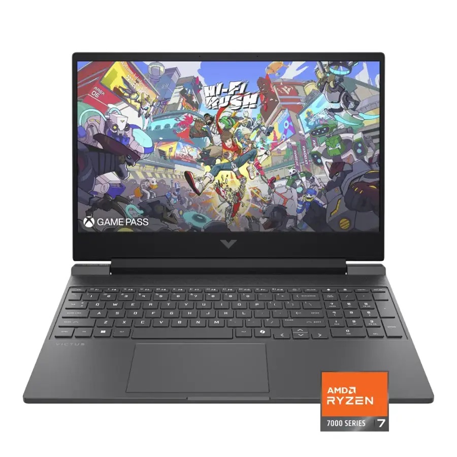 Laptop HP Victus Gaming 15 FB3093DX 15.6" FHD AMD Ryzen 7 7445HS 16GB RAM 512GB SSD NVIDIA GeForce RTX 4050 Color Negro