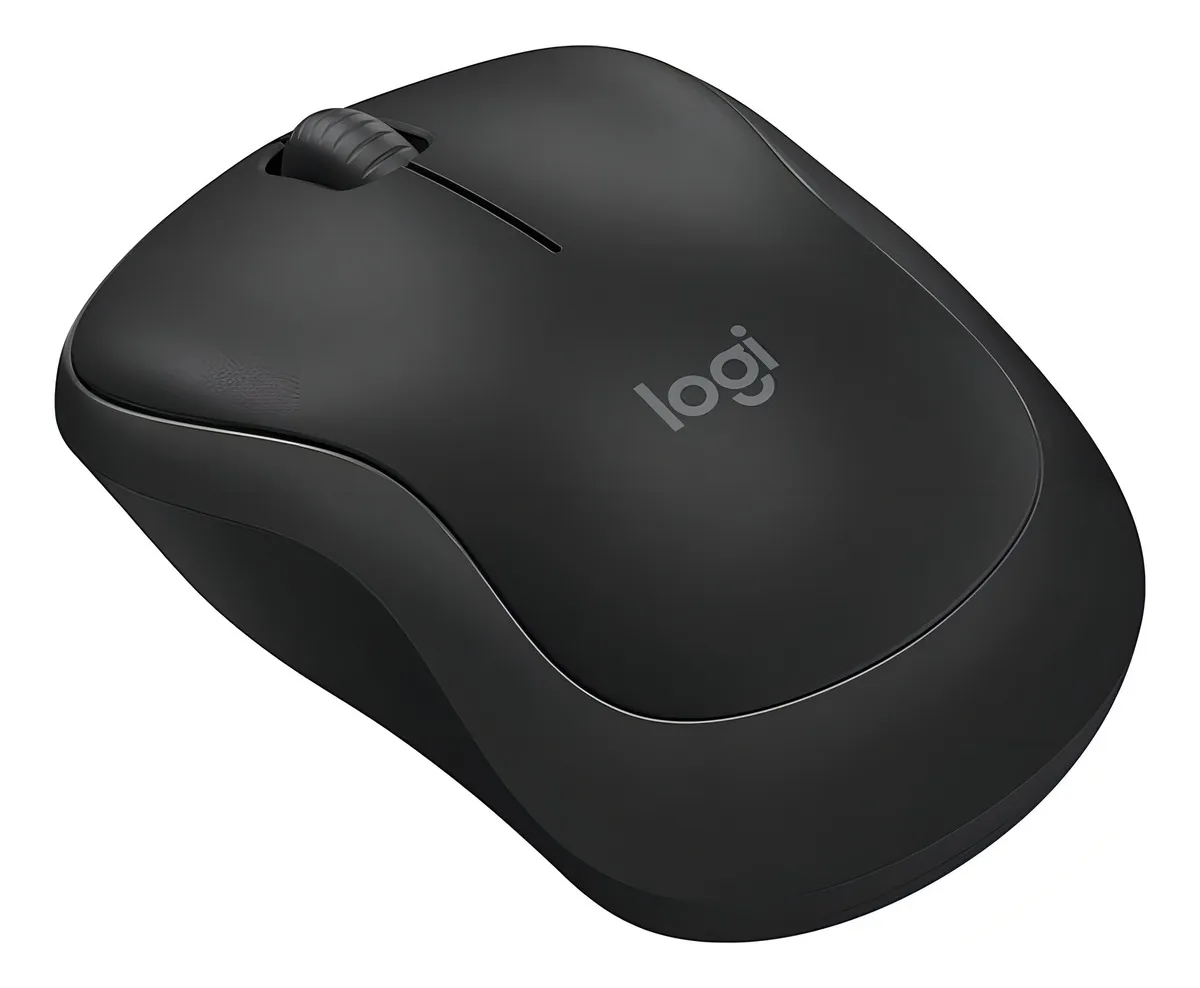 Mouse Logitech M240 Silent Inalámbrico con Bluetooth Color Negro