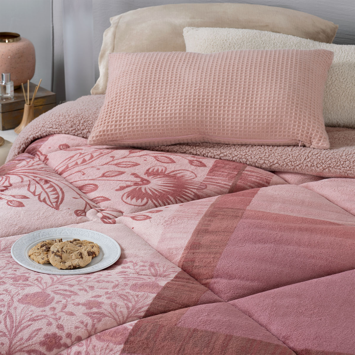 Cobertor King Size Jumbo Premium Edredón Invernal (Manto). ESQUIMAL.