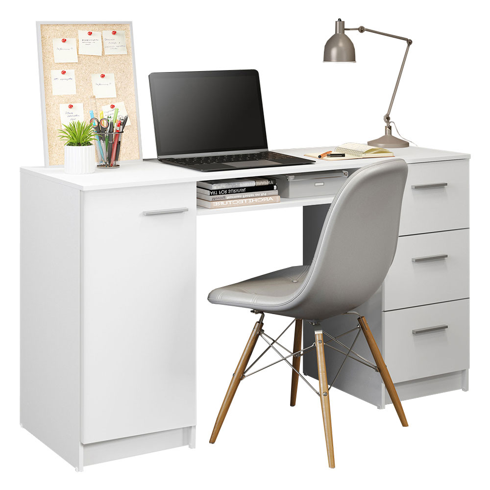 Escritorio para Computadora Madesa Hogar u Oficina Blanco 2