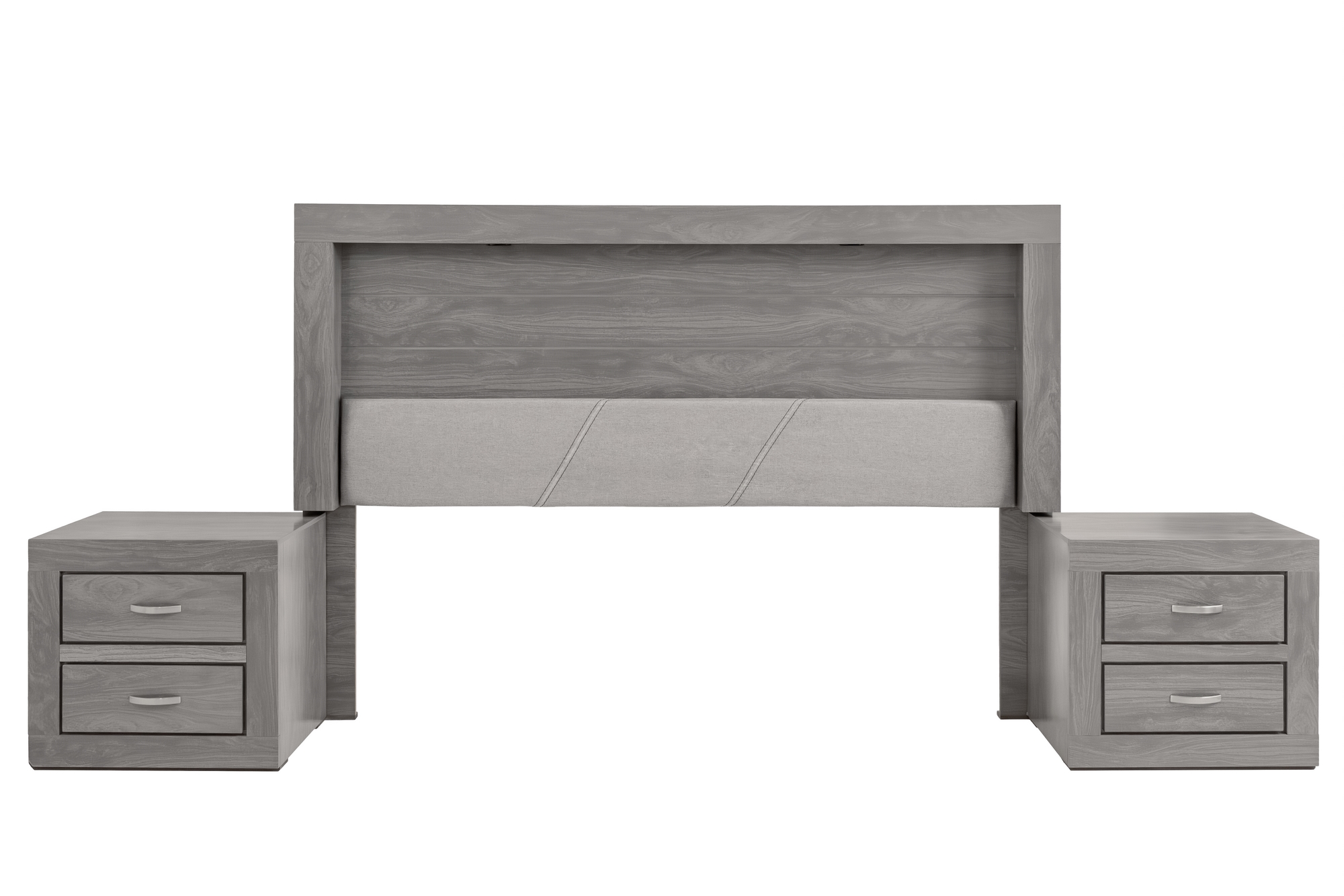 Recamara Valentina King Size 3 piezas - Gris - Kessa.