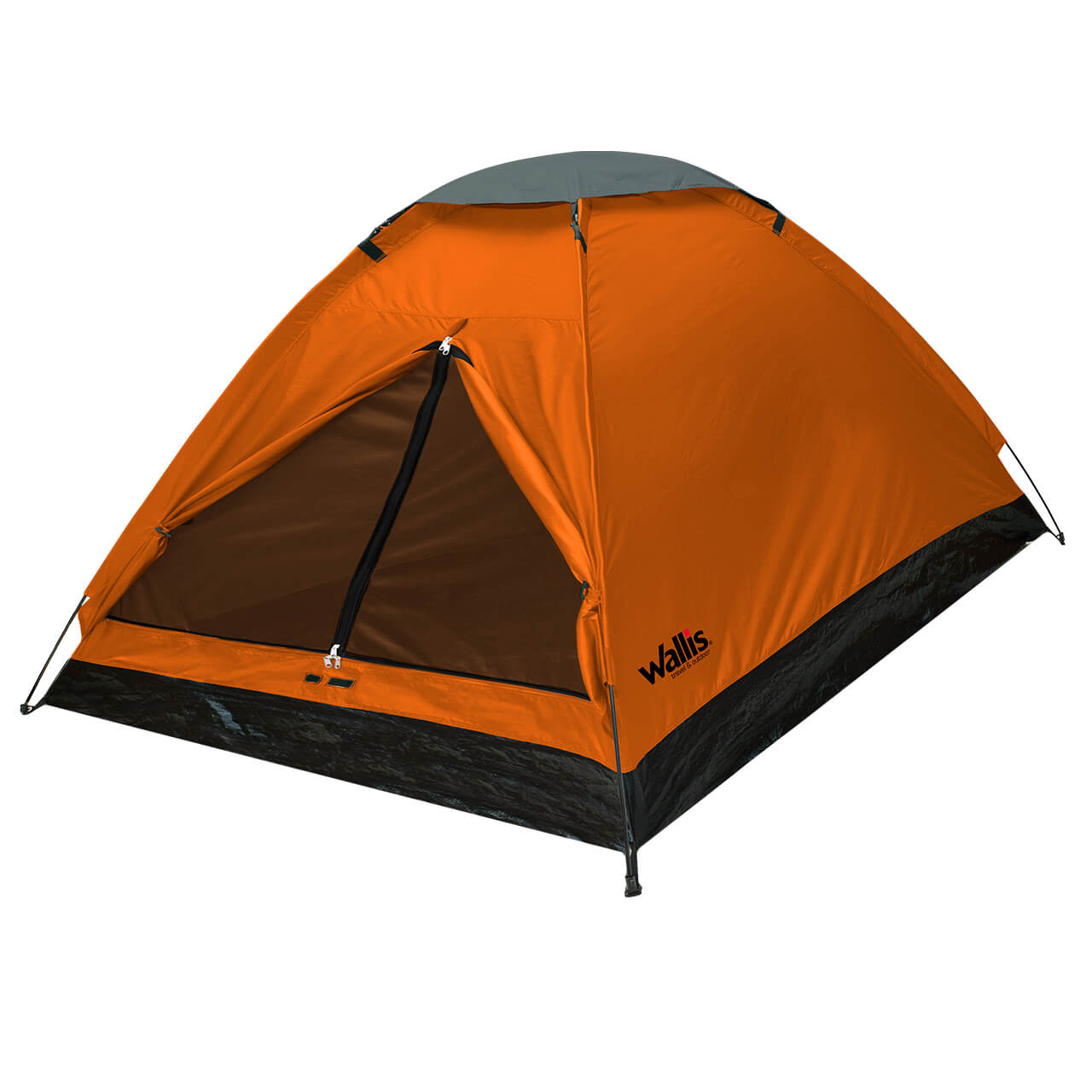 Casa de campaña MONODOME para 2 personas, semi-impermeable, T1780883, naranja