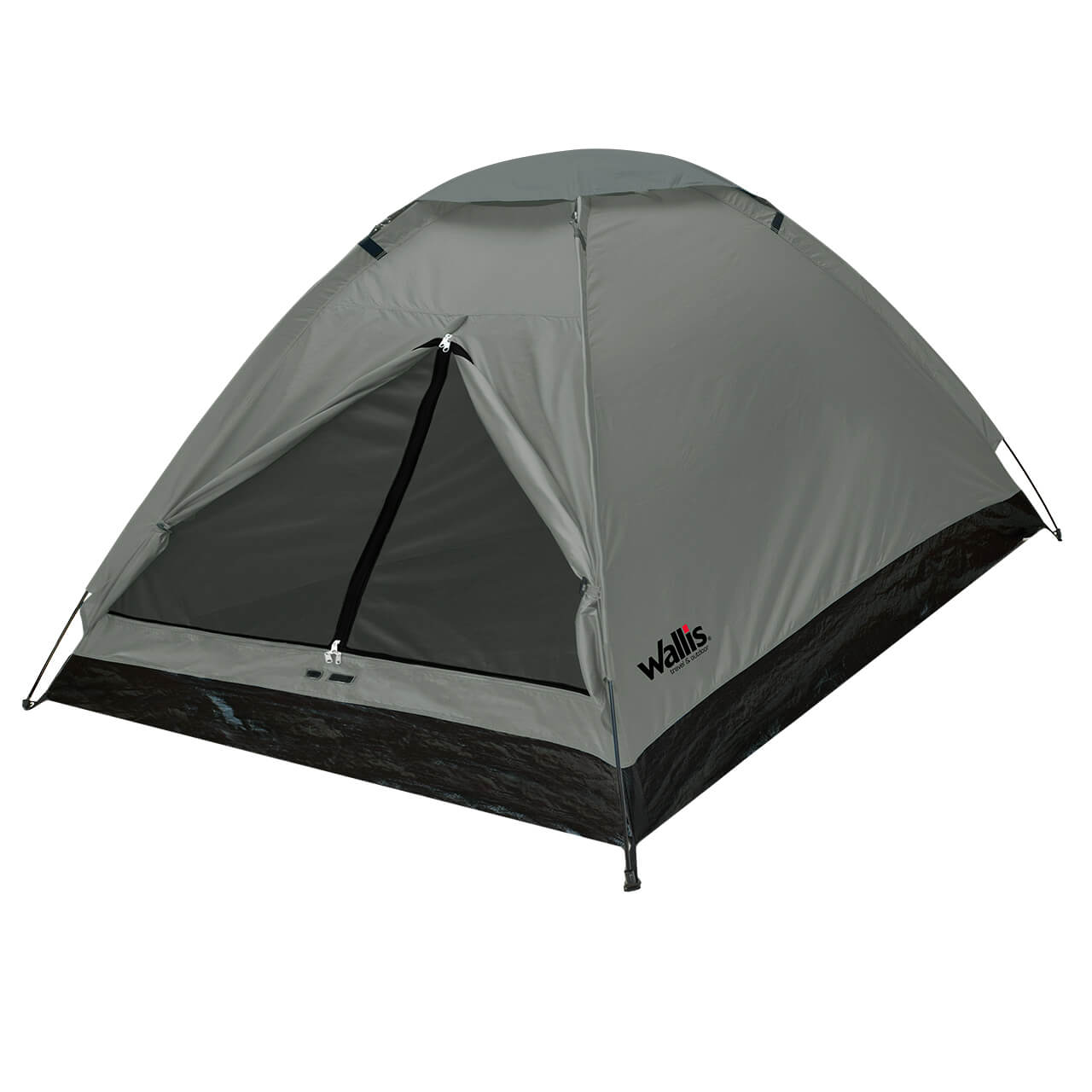 Casa de campaña MONODOME para 3 personas, semi-impermeable, T1780685, gris