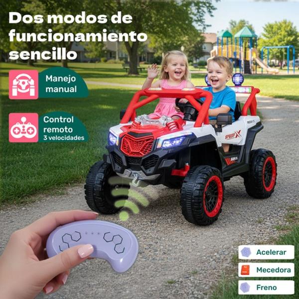 Camioneta Montable Electrica Buggy 6v Niños Control Remoto Little Monkey