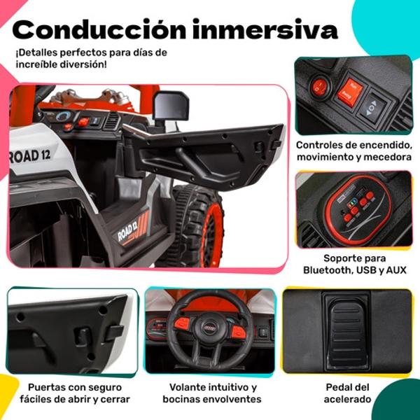 Camioneta Montable Electrica Buggy 6v Niños Control Remoto Little Monkey