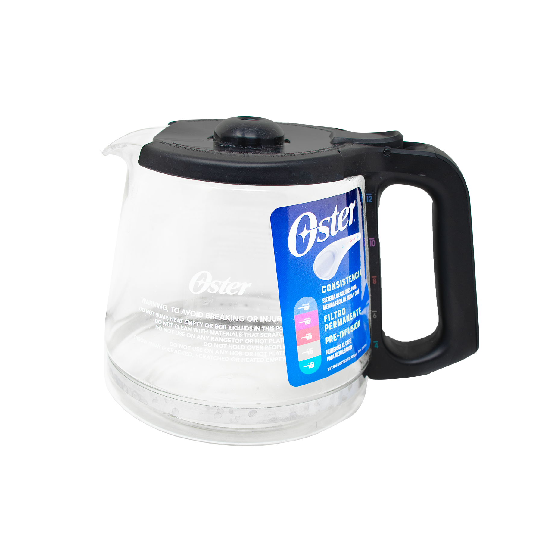 Cafetera Programable 12 Tazas con Sistema de Medida en Color Oster BVSTRF100-013 (2083222) 