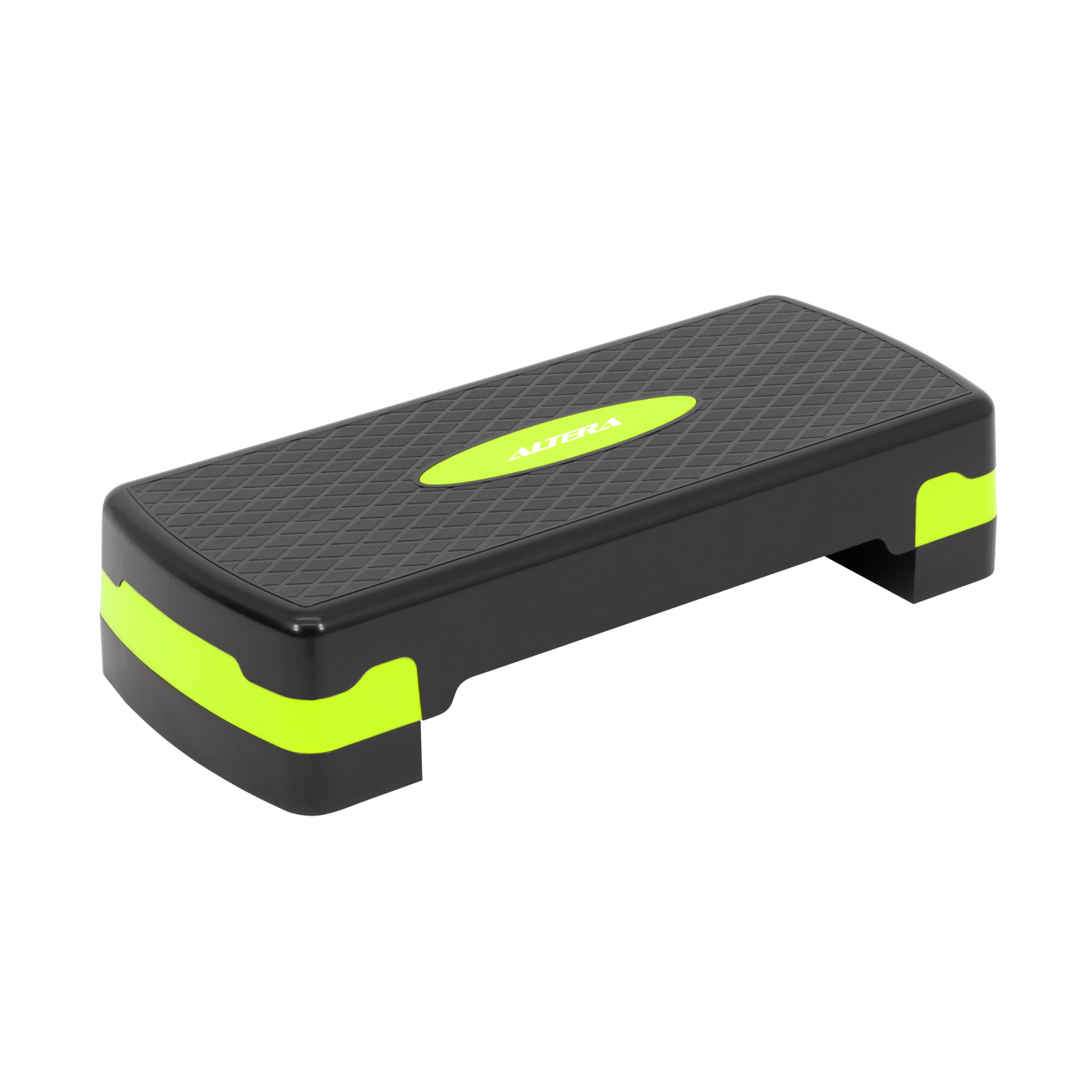 Banco Escalon De Ejercicio Step Rutinas Aerobics Ajustable Negro/Verde
