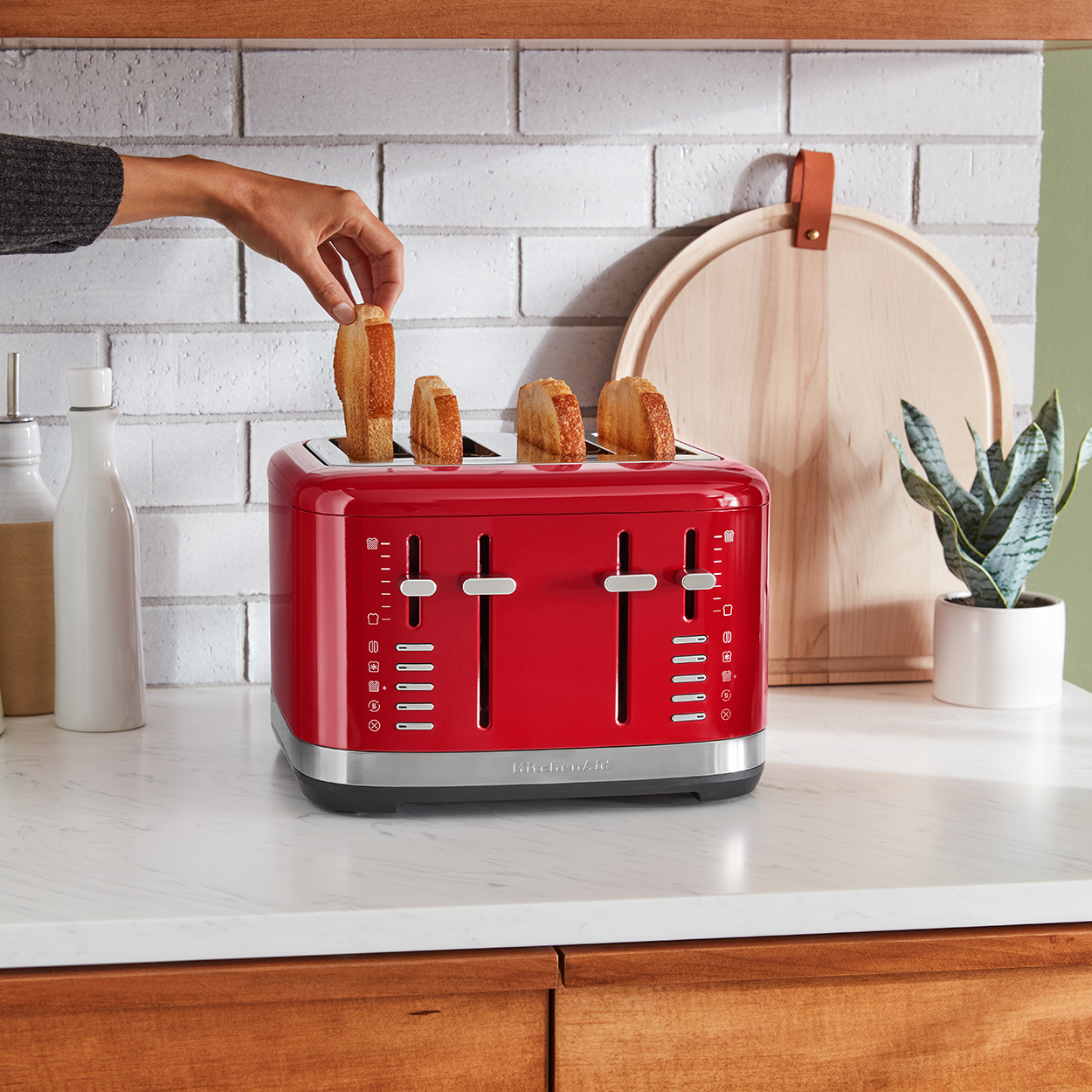 Tostador para 4 Rebanadas KitchenAid KMT4109ER Empire Red
