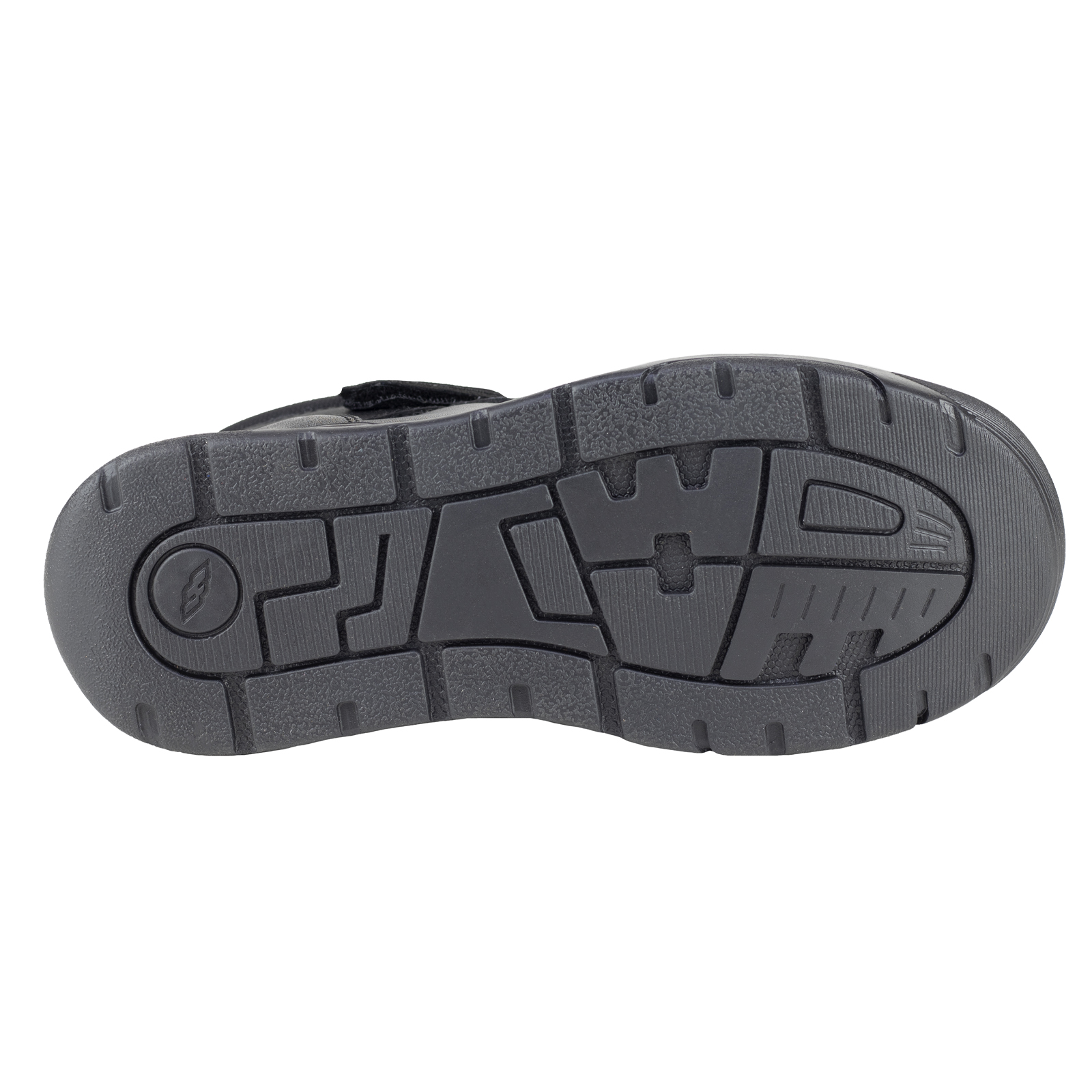 Botin Escolar Negro Outdoor De Niño Yuyin 24422 Semivestir 