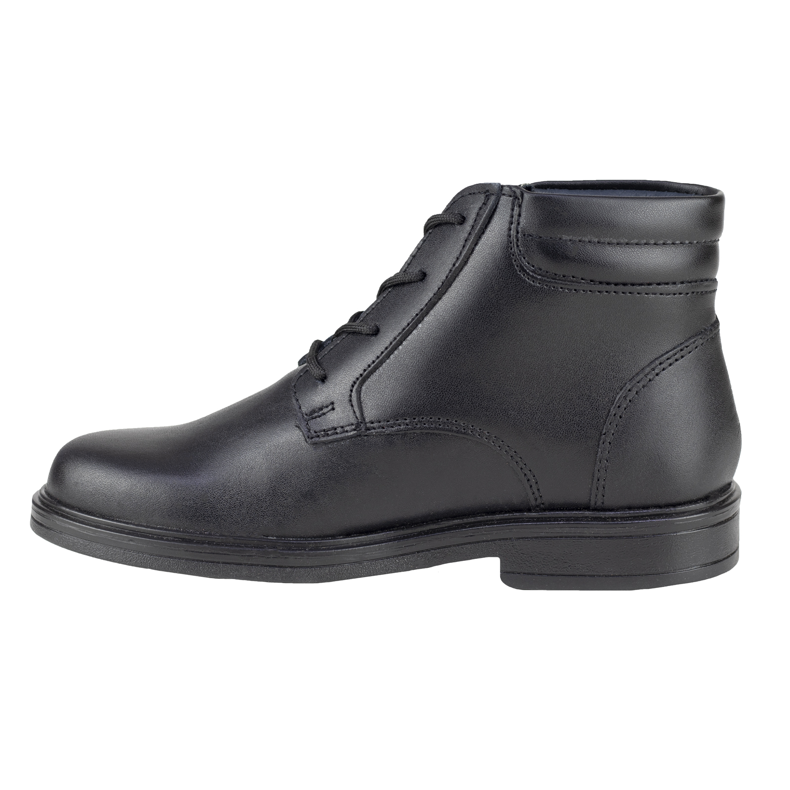Botin Escolar De Niño Yuyin Semivestir 24360 Negro De Vestir