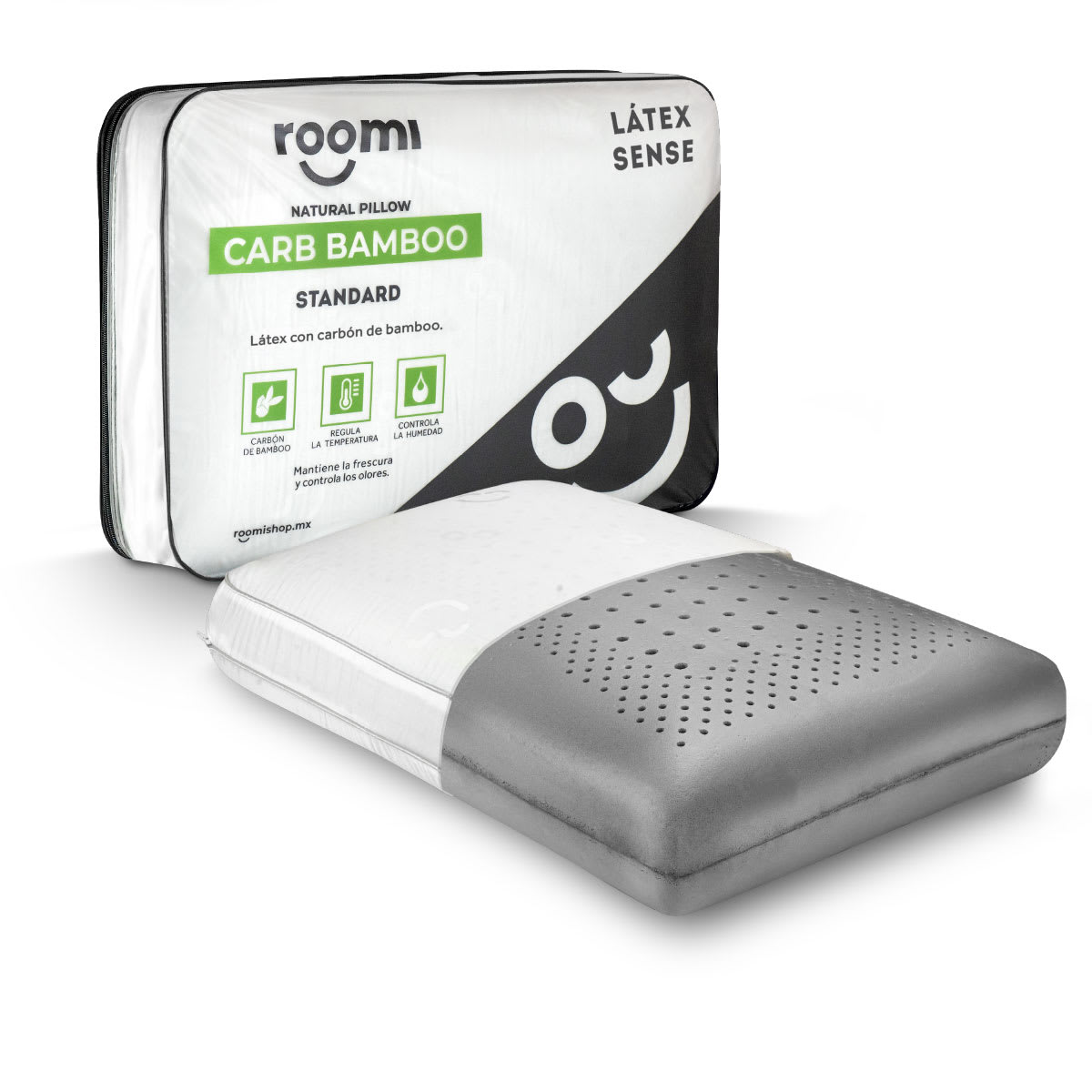 Almohada de Latex Sense Roomi Carb Bamboo
