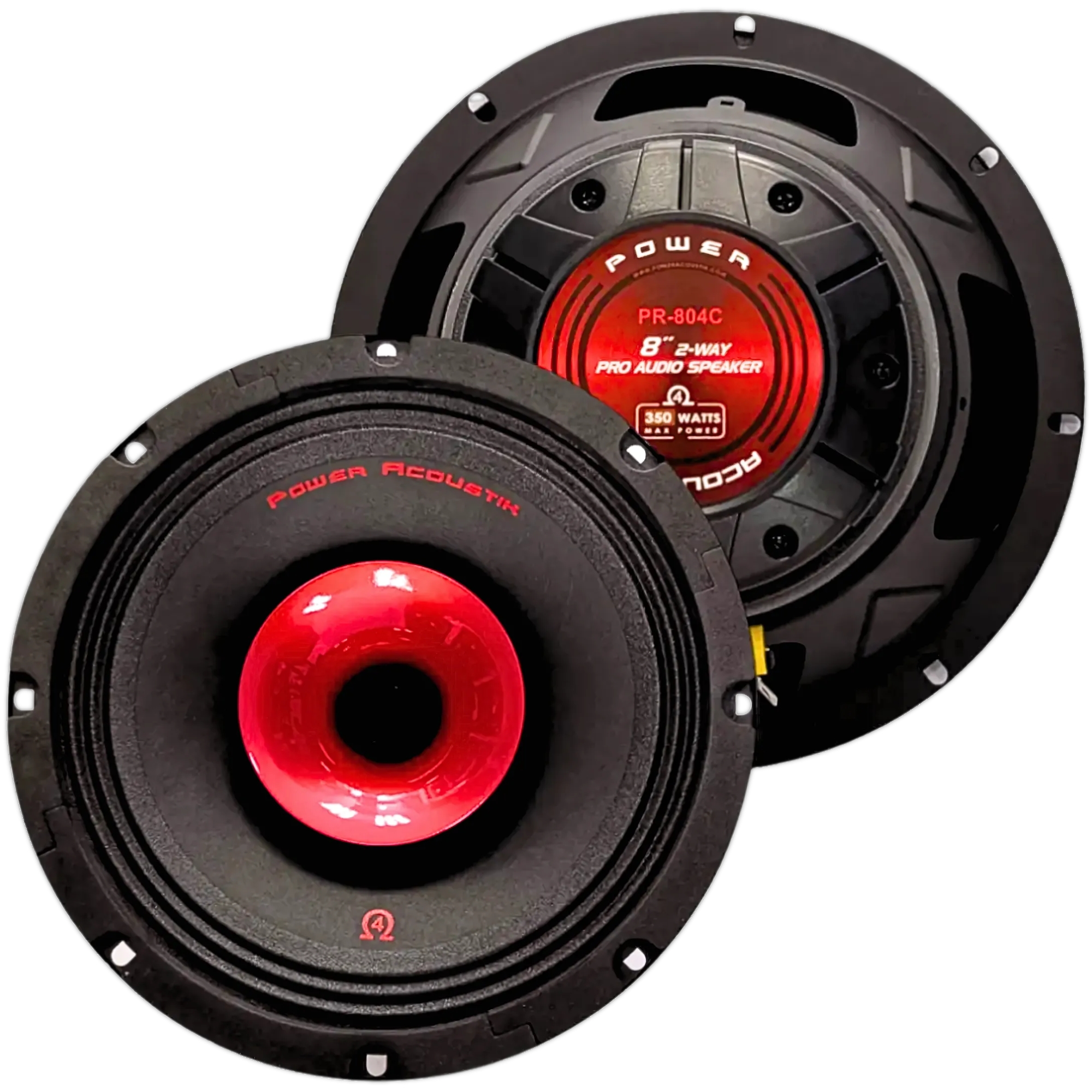 Bocinas Coaxiales Power Acoustik PR-804C 8 PLG 350W