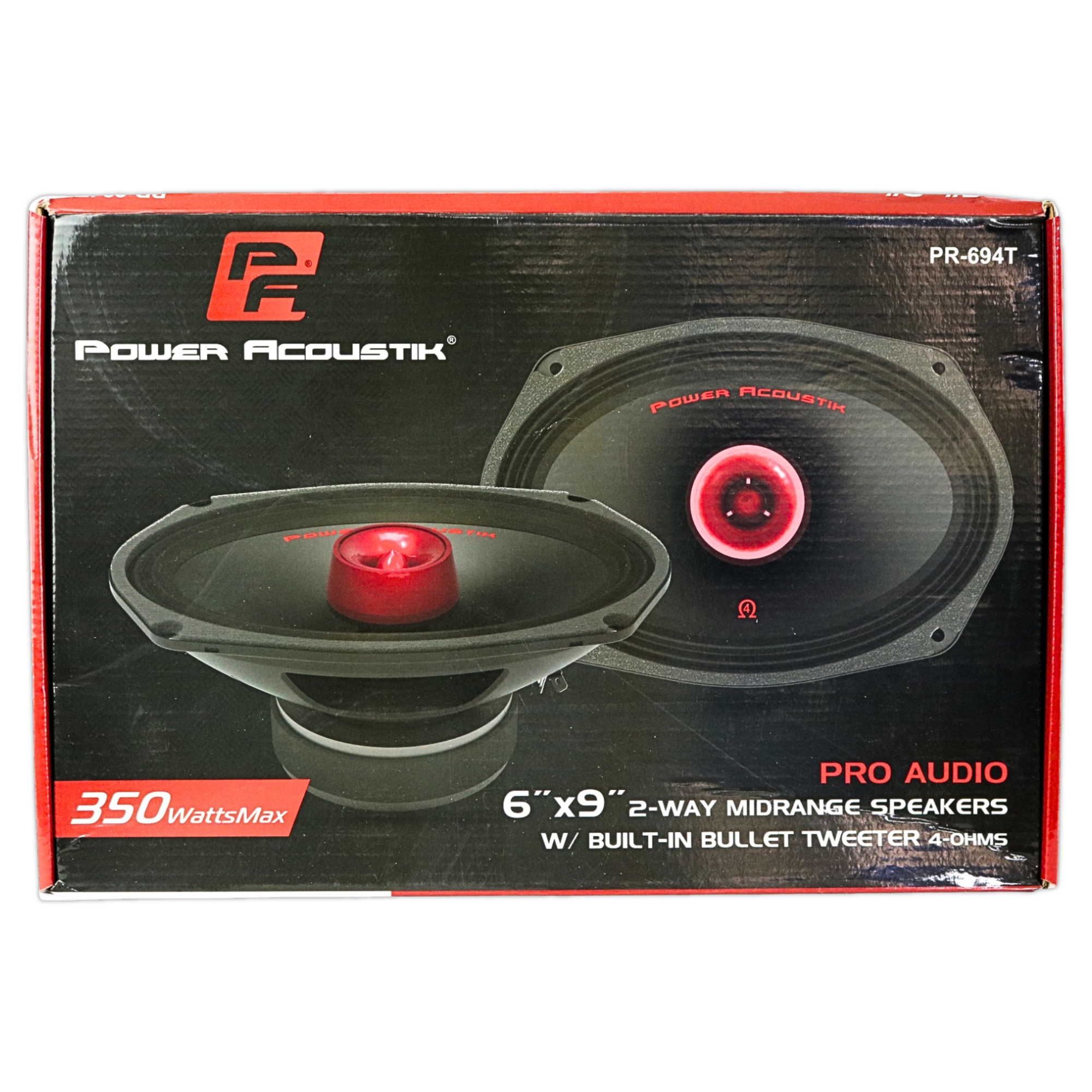 Bocinas Coaxiales Power Acoustik PR-694T 6X9 PLG 700W 2 Vias