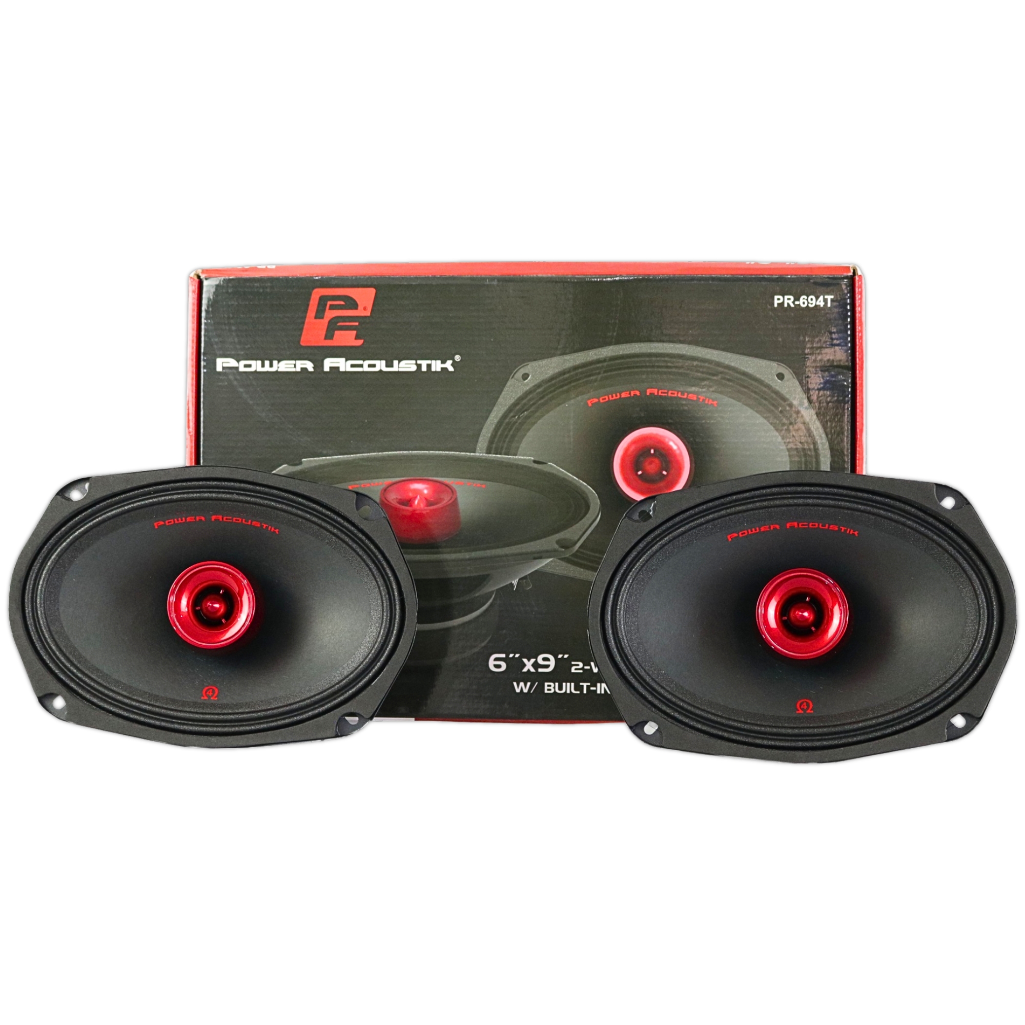 Bocinas Coaxiales Power Acoustik PR-694T 6X9 PLG 700W 2 Vias