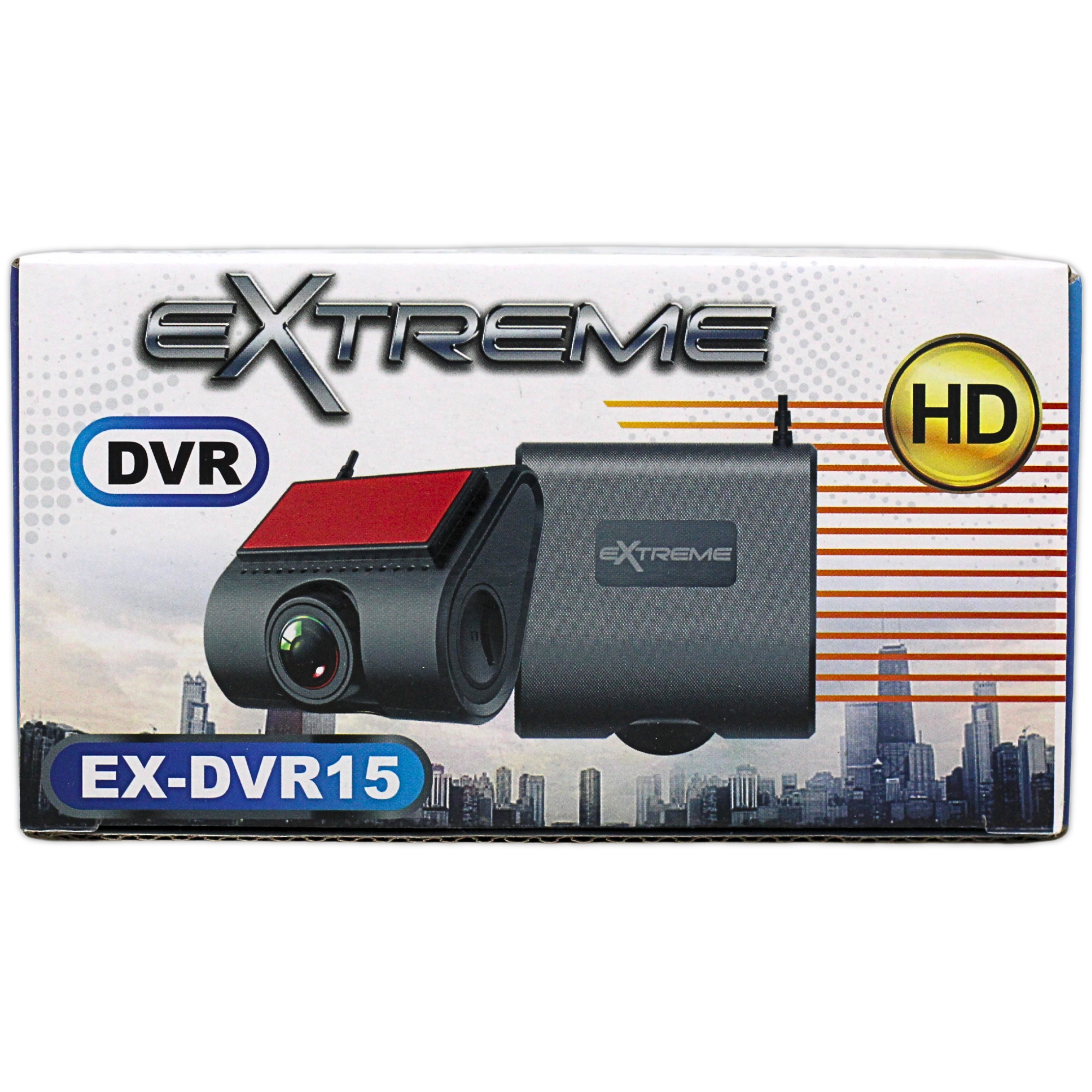 Cámara Extreme EX-DVR15 con DVR para auto Hasta 32 GB
