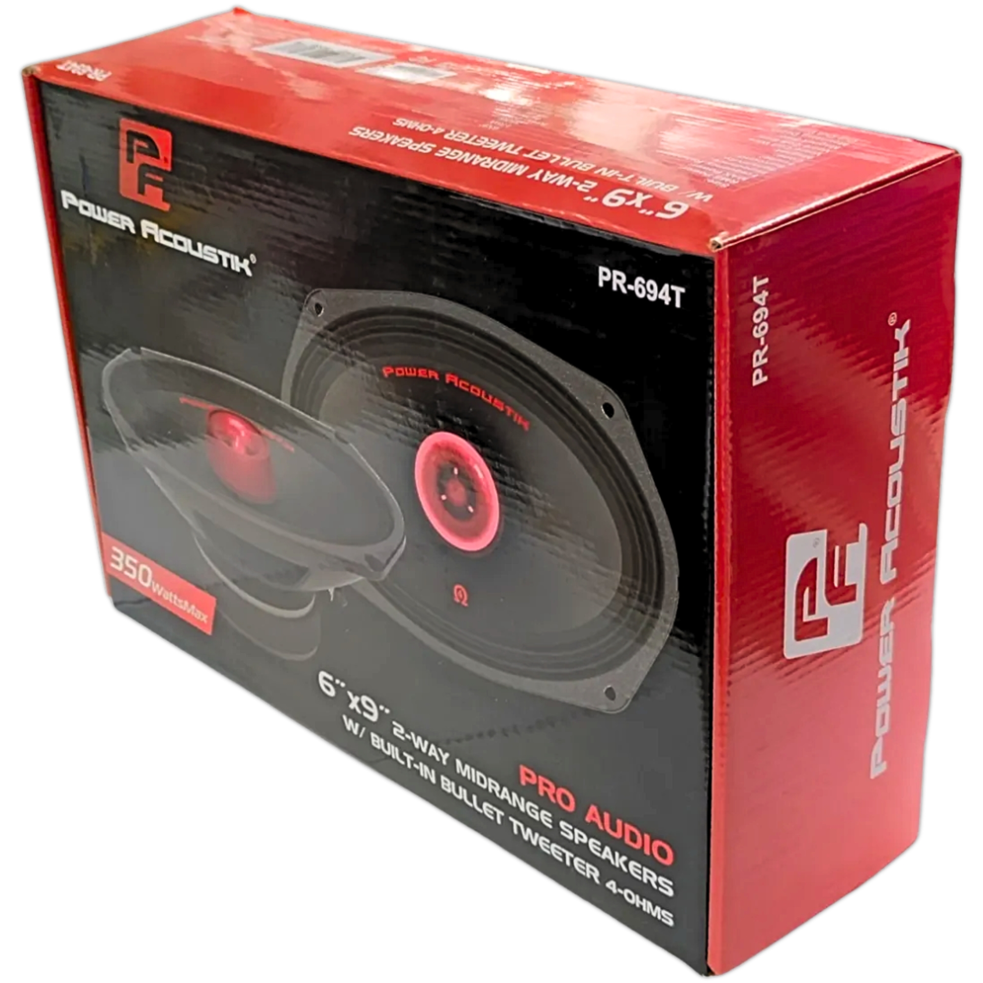 Bocinas Coaxiales Power Acoustik PR-694T 6X9 PLG 700W 2 Vias
