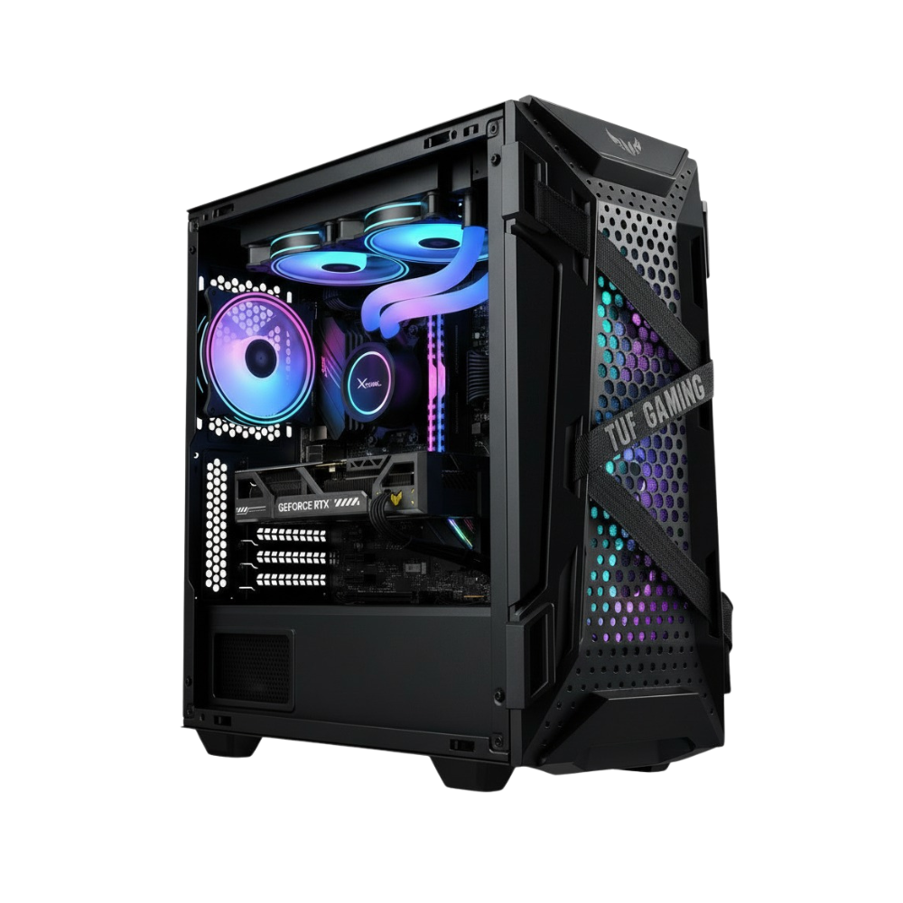 PC Gamer KRON KRON-13 ATX AMD Ryzen 7 RTX 5080 32GB DDR5 SSD 1TB Enfriamiento Líquido ARGB
