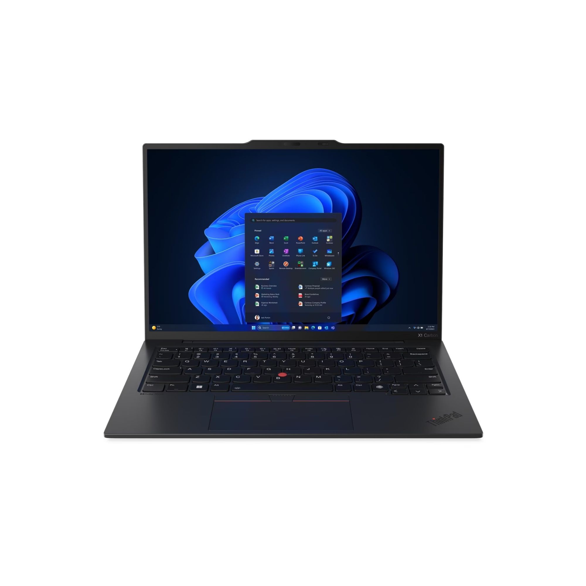 Lenovo AI PC ThinkPad X1 Carbon Gen 12 de 14", Intel Core Ultra 7 155U, 16 GB RAM, 512 GB SSD, 11 TOPS, Windows 11 Pro