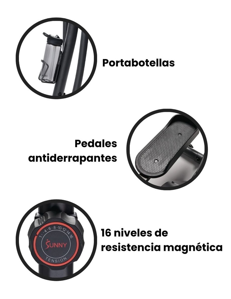 Elíptica de resistencia magnética inteligente de nivel / SF-E324005
